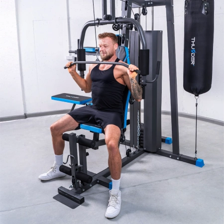 Multiestación de musculación con saco de boxeo THUNDER HEAVY