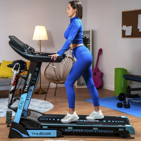 Cinta de correr eléctrica THUNDER REACT-DS-BLACK