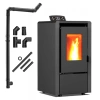 Estufa de pellets LEYLA BLACK 6,3 kW
