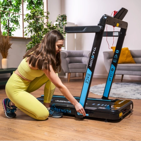 Cinta de correr eléctrica THUNDER RACE-NEGRA