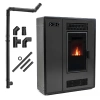 Estufa de pellets ARIA BLACK 12 kW