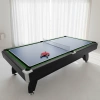 Mesa de billar THUNDER con tablero superpuesto para air hockey/ping pong 7FT - BOLD-BLACK