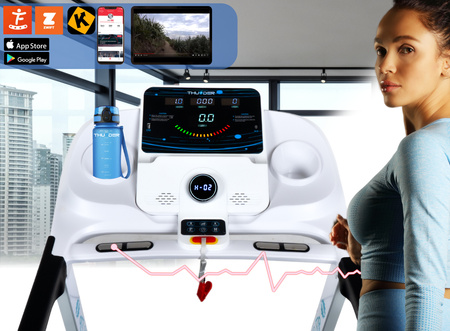 Cinta de correr eléctrica THUNDER REACT-S-WHITE