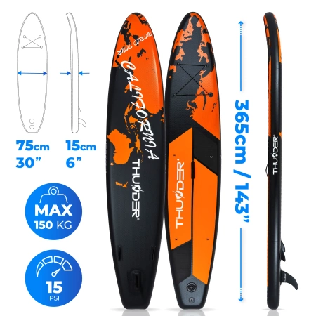 Tabla SUP 365cm THUNDER EARTH