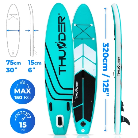 Tabla SUP 320cm THUNDER COAST MINT