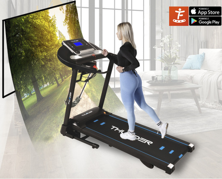 Cinta de correr eléctrica THUNDER RAPID-DS-BLACK