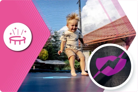 Trampolín THUNDER INSIDE ULTRA 10FT (305 cm) PINK